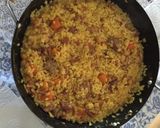 Foto del paso 7 de la receta Arroz con jamón y sobras del cocido