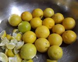 A picture of step 1 of Nimbu Khatta Mitha.