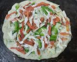 सूजी वेजी चीला (Suji veggie cheela recipe in Hindi) रेसिपी चरण 4 फोटो