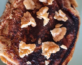 Foto del paso 3 de la receta: Tortitas de plátano, pera y avena, rellenas de kinder y castaña