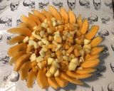 Une image de l'étape 14 de Salade de melon et banane aux fruits du jardin.