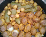 Foto del paso 4 de la receta: Patatas, pimientos y cebollas rellenas