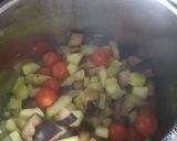 Une image de l'étape 3 de Gratin de pâtes sur lit de légumes à la provençale 😋.