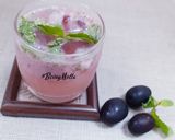 A picture of step 3 of Jamun Mint Cooler.