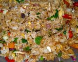 Foto langkah ke 3 dari resep Nasi goreng ayam suwir.