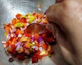 A picture of step 2 of Mango salsa.