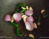 A picture of step 1 of Tomato garlic chutney.