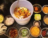 A picture of step 3 of Kolkata's Jhal Mudi.