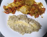 Foto del paso 7 de la receta: Bifes de pechuga de pollo salteado y acompañado con arroz.