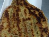 Milanesa de Berenjena con verduras asadas  y Emulsión de Berenjenas