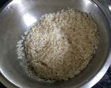 A picture of step 1 of Veg fried rice and jeera rice.