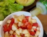 รูปขั้นตอนการทำที่ 7 ของ แซนวิชไข่คนอะโวคาโด้ 🥑🍳& ซัลซ่าผลไม้🍎🍓