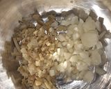 A picture of step 2 of Dal makhani.