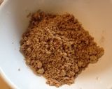 A picture of step 2 of Pflaumenkuchen - German Damson Plum Tart with Crumble Topping.