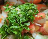 A picture of step 5 of Easy Salad with lemon coriander dressing.