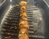 A picture of step 5 of Souvlaki.