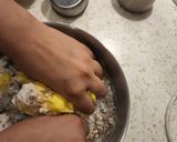 A picture of step 5 of Apple crumble.