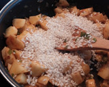 Foto del paso 3 de la receta: Patatas con arroz y bacalao