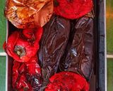 Foto del paso 1 de la receta: Coca de recapte d'escalivada i anxoves 💛❤️💛❤️💛❤️💛❤️💛