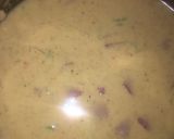 A picture of step 3 of Veg chilla.