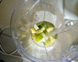 A picture of step 5 of Tamarin+ginger+cucumber+orange.