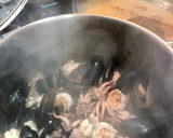 Foto del paso 5 de la receta: Pasta De Mariscos di 4 Quesos al estilo Sonorense