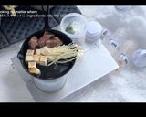 A picture of step 4 of Sukiyaki ratio of warishita sauce.