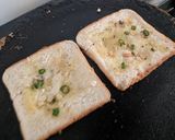 A picture of step 2 of Garlic bread.