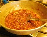 A picture of step 5 of Fig Almond Halwa.