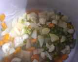 A picture of step 2 of Instant pav bhaji.