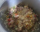 Foto del paso 4 de la receta: Arroz con maíz y lomo de cerdo ahumado