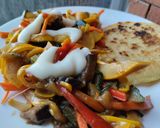Foto del paso 9 de la receta: Vegetales salteados con salsa soja dulce y picante🥘🥙🌮