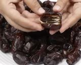 A picture of step 1 of Dry fruits mava medjool dates (winter special).