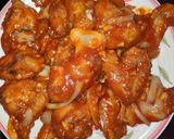 Foto langkah ke 8 dari resep Sayap ayam asem manis pedas.