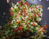 A picture of step 3 of Hot N Sour Soup.