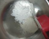 A picture of step 1 of Vanilla Pancakes with Strawberry Sauce.