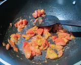 A picture of step 2 of Khatti meethi tomato chutney.