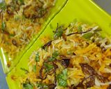 A picture of step 10 of Kashmiri Dum Biryani.