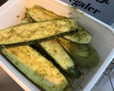 Une image de l'étape 5 de Trio de courgettes marinées et grillées.