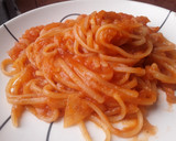 Foto del paso 7 de la receta: Espaguetis🍝 con tomate🍅🌰🍝