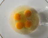 A picture of step 1 of Velvety Scrambled Eggs.