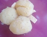 Foto del paso 1 de la receta: Timbal de habichuelas con puré de patata brócoli y jamón