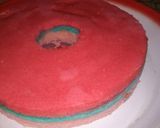 Foto langkah ke 6 dari resep Rainbow cake kukus.