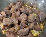 A picture of step 4 of Khasi ko masu ko achar / Mutton Pickle.