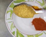 A picture of step 5 of Chana daal karailay.