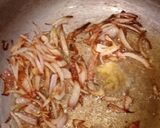 A picture of step 3 of Masoor and moong ki daal with boiled rice.