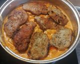 Lecsós karaj recept fázis 3 fotója