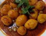 নিরামিষ নতুন ছোট আলুর দম (niramish choo alur dum recipe in Bengali) রেসিপি ধাপ - 3 ছবি