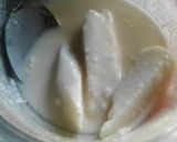 A picture of step 2 of Ugali fritters.