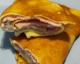 Une image de l'étape 5 de Crêpes au jambon.
